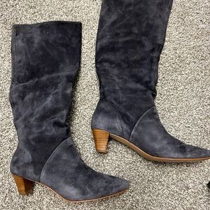 Women's Black Suede Boots